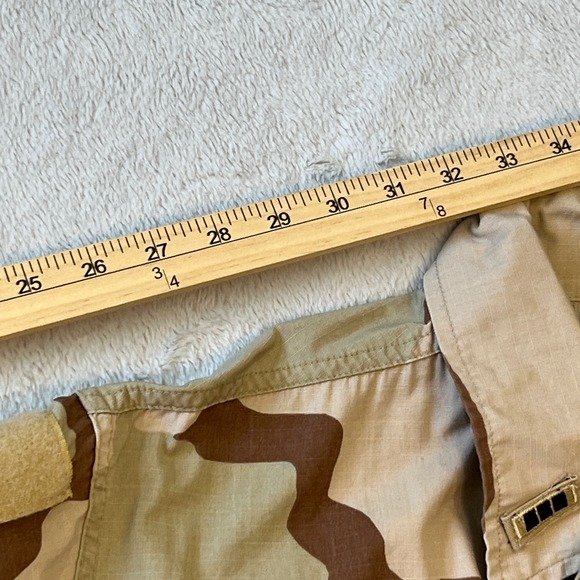 US Army Desert Camo Combat Coat Jacket Medium Regular Military Uniform - Picture 6 of 9